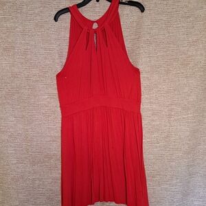 a.n.a Red Midi Dress Petite XL